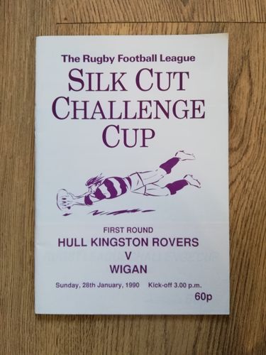Hull KR v Wigan Jan 1990 Challenge Cup