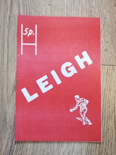 Leigh v Wigan Oct 1971