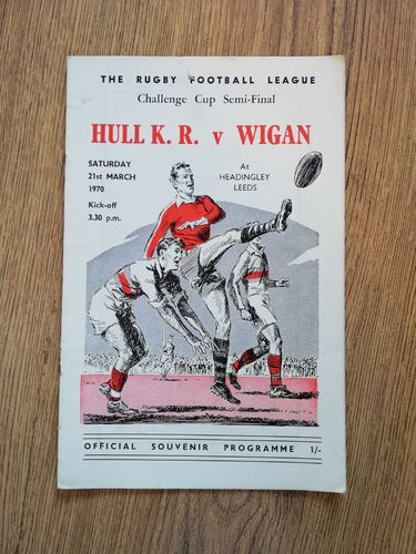 Hull KR v Wigan Mar 1970 Challenge Cup Semi-Final Rugby League Programme