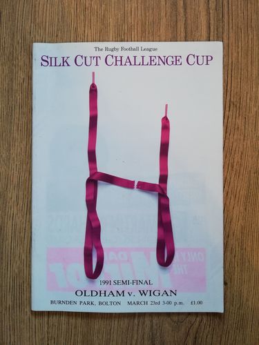 Oldham v Wigan Mar 1991 Challenge Cup Semi-Final