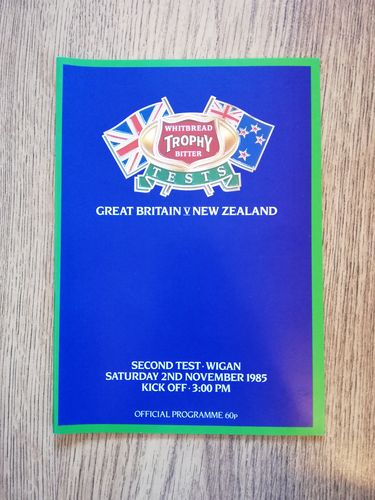 Great Britain v New Zealand 1985 2nd Test