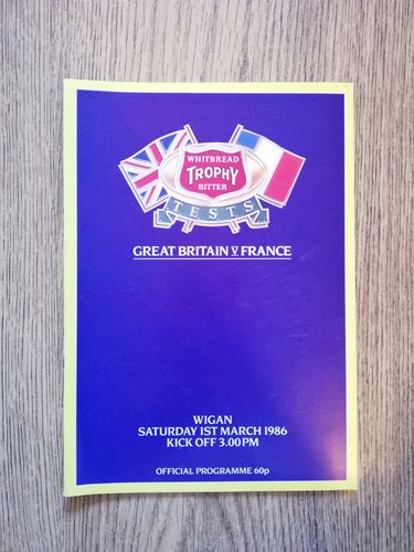 Great Britain v France Mar 1986