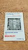 Featherstone Rovers v Bramley Dec 1977 Rugby League Programme