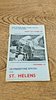 Featherstone Rovers v St Helens Oct 1978 Rugby League Programme