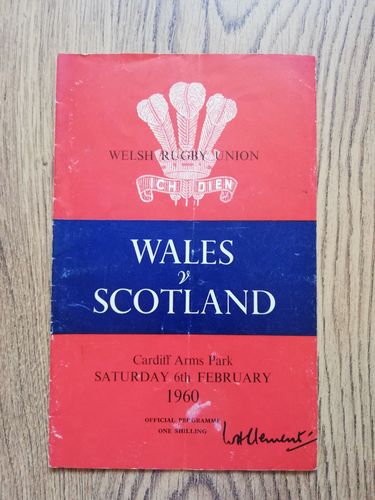 Wales v Scotland 1960