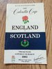 England v Scotland Mar 1983 Rugby Programme