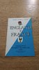 England v France 1973 Signed Rugby Programme