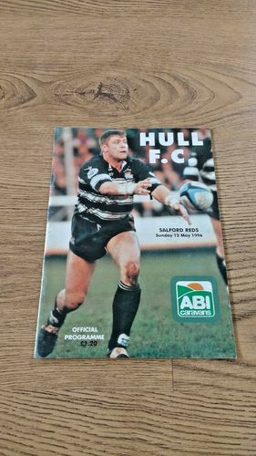 Hull v Salford May 1996 Rugby League Programme