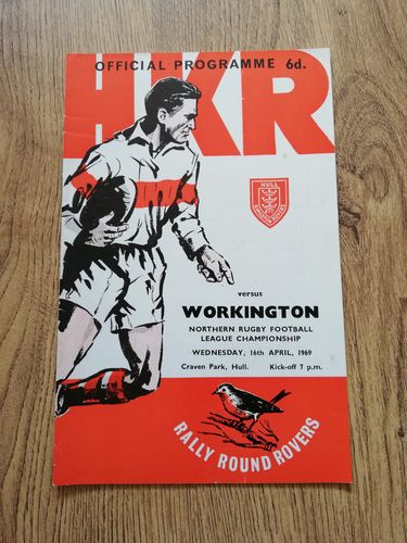 Hull KR v Workington Apr 1969 Rugby League Programme