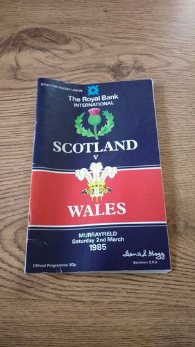 Scotland v Wales 1985