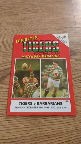 Leicester v Barbarians Dec 1992