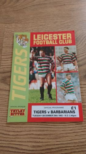 Leicester v Barbarians Dec 1993