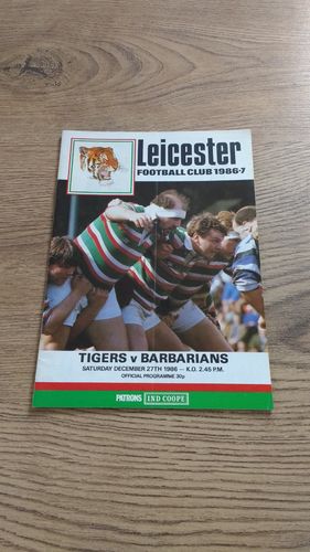 Leicester v Barbarians 1986