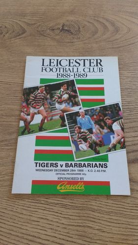Leicester v Barbarians Dec 1988