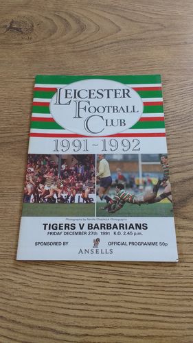 Leicester v Barbarians Dec 1991