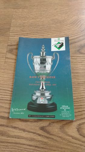 Bath v Leicester 1989 Pilkington Cup Final