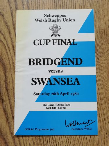 Bridgend v Swansea 1980 Welsh Cup Final