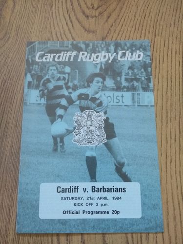 Cardiff v Barbarians Apr 1984