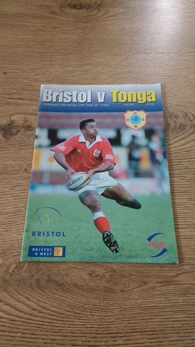 Bristol v Tonga 1997 Rugby Programme