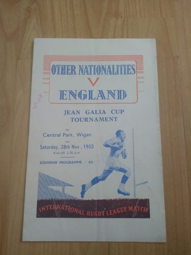 Other Nationalities v England Nov 1953