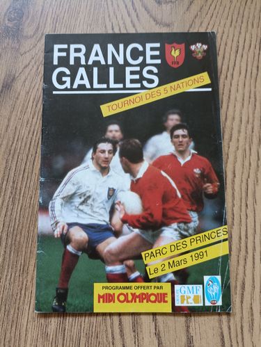 France v Wales 1991