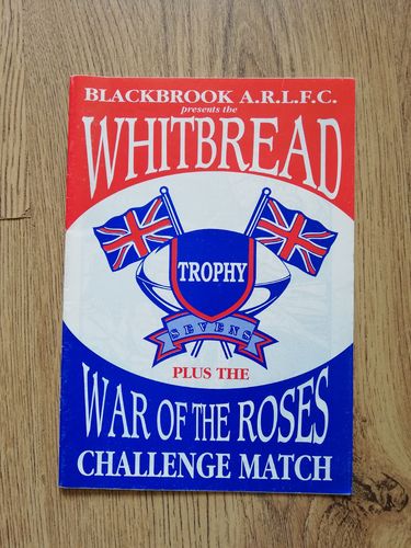Blackbrook Whitbread Sevens 1990 Rugby League Programme