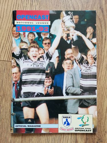 National Amateur Rugby League 1991-92 Official Magazine