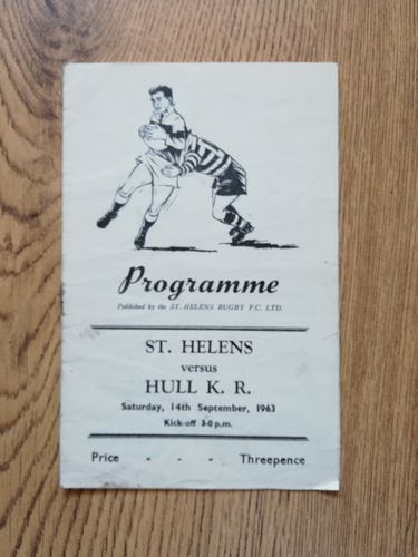 St Helens v Hull KR Sept 1963