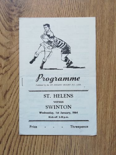 St Helens v Swinton Jan 1964