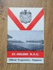 St Helens v Bradford Northern 1967 Play-Off Quarter-Final Rugby League Programme
