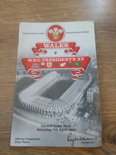 Wales v WRU President's XV 1984