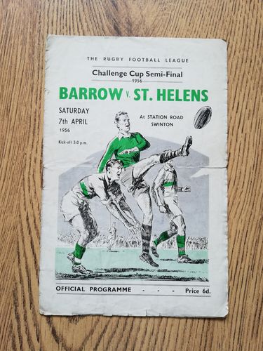 Barrow v St Helens Apr 1956 Challenge Cup Semi-Final