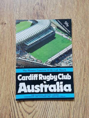 Cardiff v Australia 1984