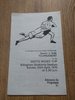 Billingham Synthonia Watts Moses Cup 1970 Sevens Rugby Programme