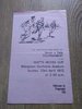 Billingham Synthonia Watts Moses Cup 1972 Sevens Rugby Programme