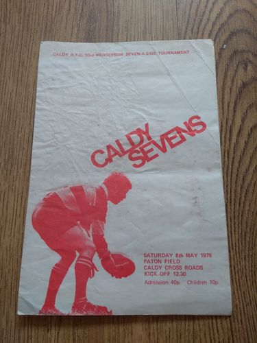 Caldy Sevens 1976 Rugby Programme