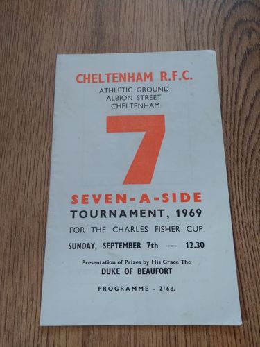 Cheltenham Sevens 1969 Rugby Programme