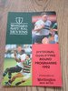 Worthington National Sevens Midlands Qualifying Round 1992 Rugby Programme