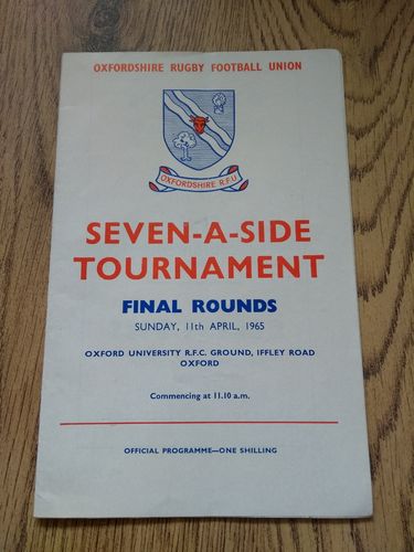 Oxfordshire Sevens Final Rounds Apr 1965