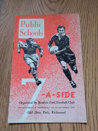 Rosslyn Park Public Schools Sevens Apr 1951