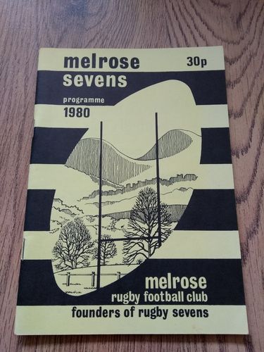 Melrose Sevens Apr 1980 Rugby Programme