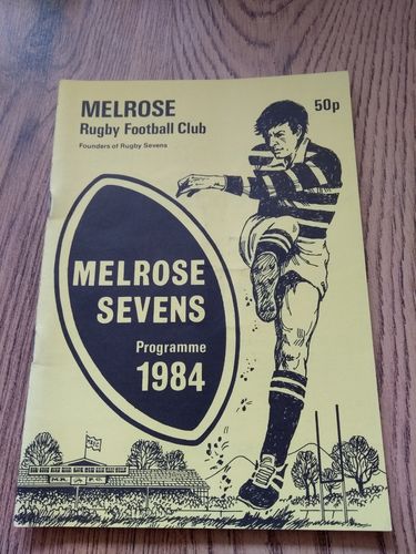 Melrose Sevens Apr 1984 Rugby Programme