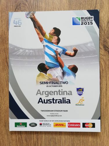 Argentina v Australia 2015 Rugby World Cup Semi-Final