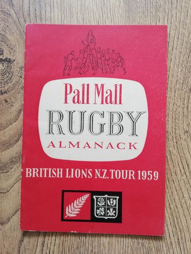 Rothmans Pall Mall 1959 Rugby Almanack