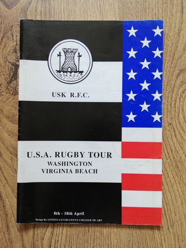 Usk RFC USA Rugby Tour 1993 Brochure
