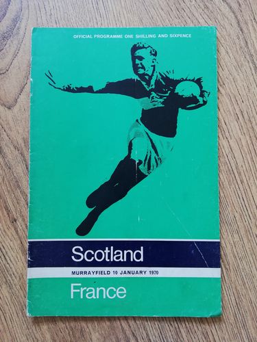 Scotland v France 1970 Rugby Programme