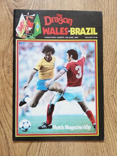 Wales v Brazil June 1983 Football Programme