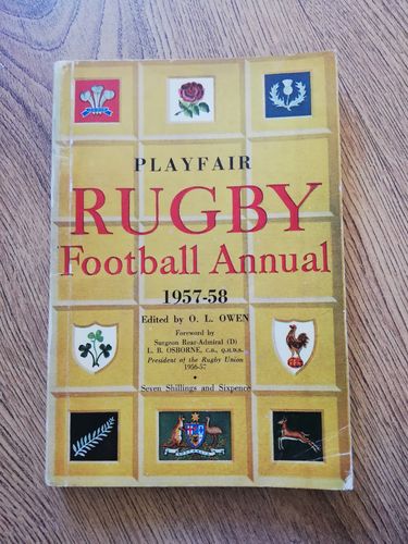 Playfair Rugby Football Annual 1957-58