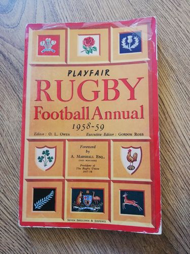 Playfair Rugby Football Annual 1958-59