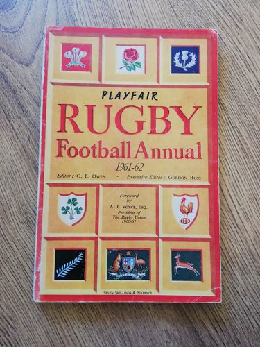 Playfair Rugby Football Annual 1961-62